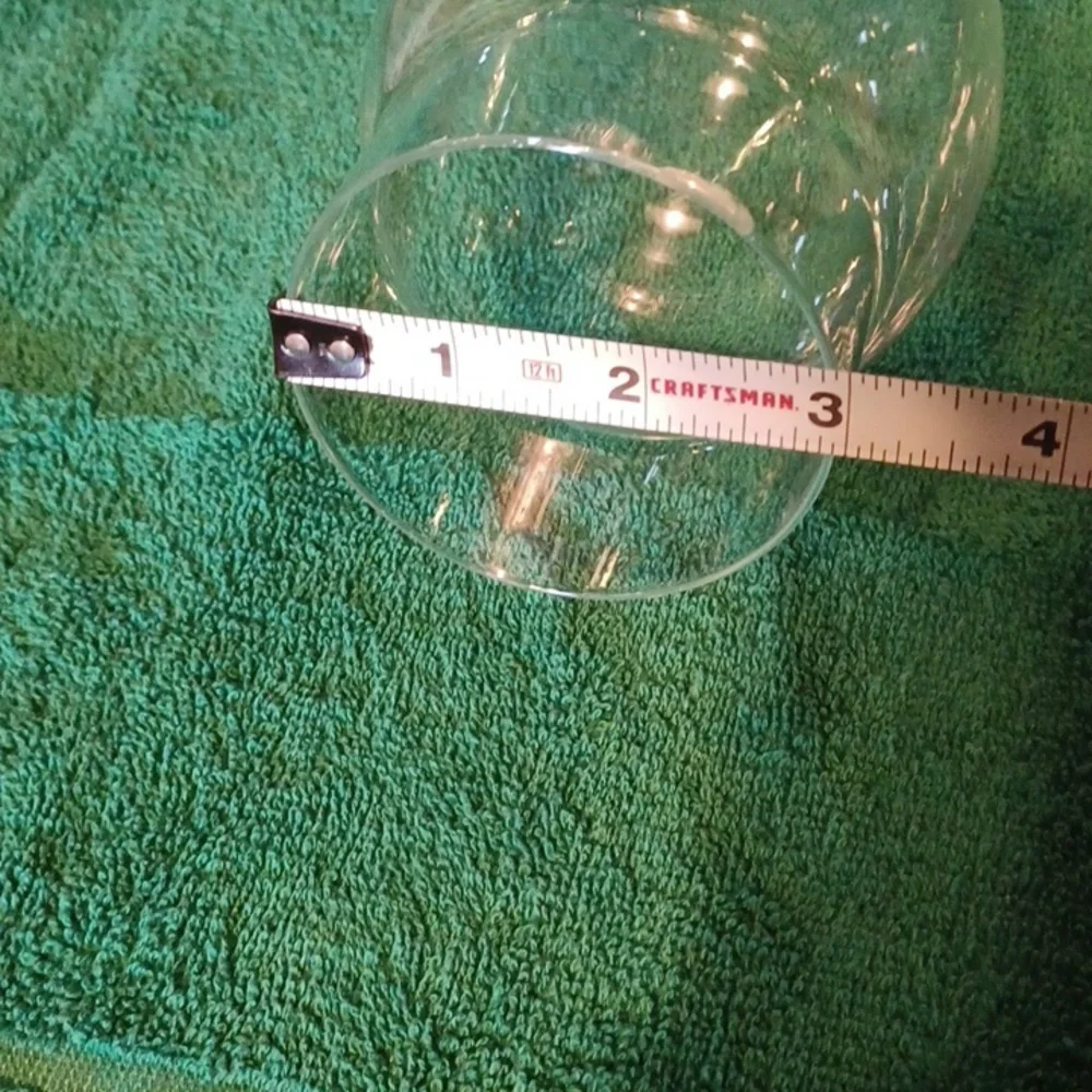 Clear Glass Chimney Vase - Set of 3 Replacement Lamp Globes